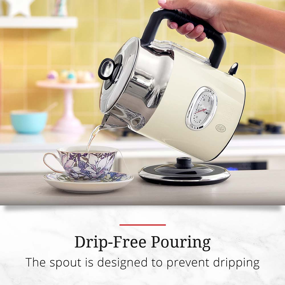 Cream electric kettles outlet